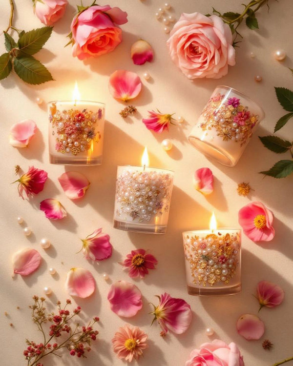 Jewelled Flames – Gel Candles